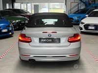 Usata BMW 220 Sport Line 190 CV (139 kW) 2015 Grigio Cabrio