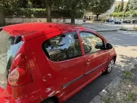 Usata Peugeot 107 68 CV (50 kW) 2009 Rosso Utilitaria