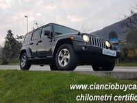 Usata Jeep Wrangler Unlimited Sahara 200 CV (147 kW) 2018 Nero SUV