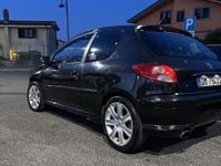 Usata Peugeot 206 109 CV (80 kW) 2007 Nero Berlina