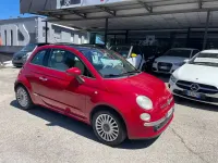 Usata Fiat 500 Lounge 69 CV (50 kW) 2009 Rosso Cabrio