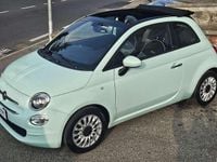 Begagnad Fiat 500C Lounge 69 HK (50 kW) 2021 Grön Cab