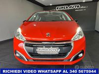 Usata Peugeot 208 75 CV (55 kW) 2018 Arancione Utilitaria