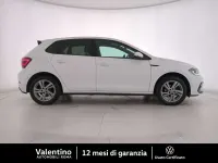 Usata VW Polo R-line 95 CV (69 kW) 2023 Bianco Utilitaria