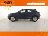 Usata VW T-Roc Advance 116 CV (85 kW) 2019 Atlantic blue metallizzato SUV