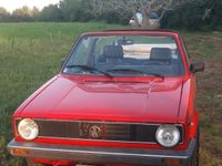Usata VW Golf Cabriolet 54 CV (39 kW) 1983 Rosso Cabrio