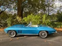 Usata Chevrolet Corvette Stingray 349 CV (256 kW) 1966 Blu Cabrio
