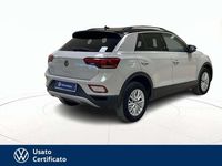 Usata VW T-Roc Life 110 CV (80 kW) 2022 Nero pastello SUV