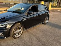 Usata VW Polo R-line 95 CV (69 kW) 2020 Nero Berlina