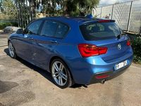 Usata BMW 118 M Sport 150 CV (110 kW) 2016 Blu Utilitaria