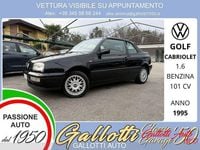 Usata VW Golf Cabriolet 101 CV (74 kW) 1995 Nero Cabrio