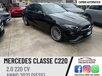 Usata Mercedes C220 Premium 220 CV (161 kW) 2021 Nero Berlina