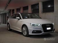 Usata Audi A3 S-Line 150 CV (110 kW) 2015 Bianco Berlina