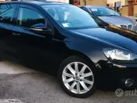 Usata VW Golf VI 110 CV (80 kW) 2009 Nero Utilitaria