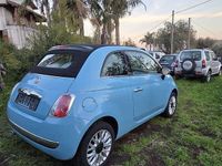 Usata Fiat 500C 69 CV (50 kW) 2014 Blu/azzurro Cabrio