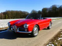 Usata Alfa Romeo Giulietta 80 CV (58 kW) 1957 Rosso Cabrio