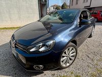 Usata VW Golf 160 CV (117 kW) 2011 Blu Cabrio