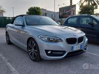 Usata BMW 220 M Sport 190 CV (139 kW) 2015 Grigio Cabrio
