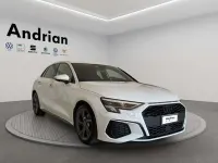 Usata Audi A3 S-Line 150 CV (110 kW) 2024 Bianco Berlina