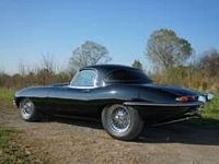 Usata Jaguar E-Type 269 CV (197 kW) 1962 Nero Cabrio