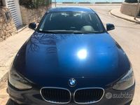 Usata BMW 120 2012 Blu Utilitaria