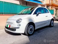 Usata Fiat 500 69 CV (50 kW) 2009 Bianco Cabrio