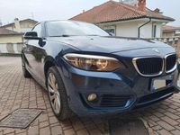 Usata BMW 218 Luxury Line 136 CV (100 kW) 2015 Blu/azzurro Coupé