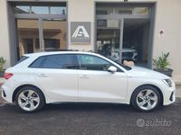 Usata Audi A3 S-line plus 150 CV (110 kW) 2023 Bianco Berlina