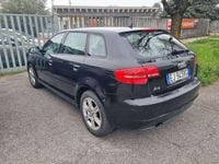 Usata Audi A3 Attraction 105 CV (77 kW) 2011 Nero Utilitaria