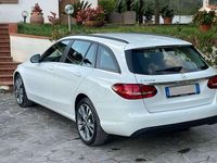Usata Mercedes C200 136 CV (100 kW) 2017 Bianco Station wagon