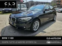 Usata BMW 116 116 CV (85 kW) 2016 Nero Utilitaria