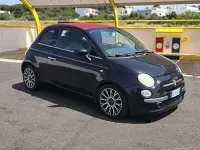 Usata Fiat 500 75 CV (55 kW) 2010 Nero Cabrio