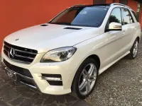 Usata Mercedes ML250 Premium Plus 204 CV (150 kW) 2013 Bianco diamanté bright metaliz SUV