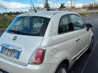 Usata Fiat 500 75 CV (55 kW) 2009 Bianco Cabrio