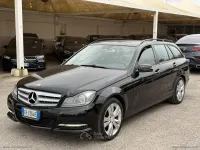 Usata Mercedes C200 Avantgarde 136 CV (100 kW) 2013 Nero Station wagon