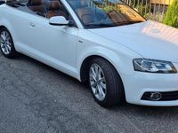 Usata Audi A3 Cabriolet S-Line 2013 Bianco Cabrio