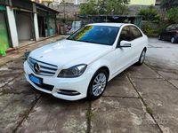 Usata Mercedes C220 Elegance 172 CV (126 kW) 2013 Bianco Berlina