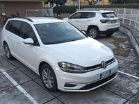 Usata VW Golf VII Business 150 CV (110 kW) 2019 Bianco Station wagon