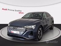 Usata Audi Q8 Sportback e-tron Advanced 300 kW (408 CV) 2024 Blu plasma metallizzato SUV