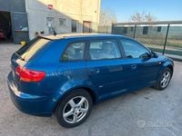 Usata Audi A3 S-Line 140 CV (102 kW) 2008 Blu Utilitaria
