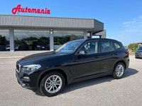 Usata BMW X3 Advantage 190 CV (139 kW) 2018 Nero SUV