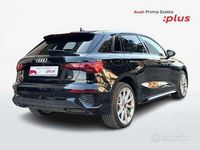 Usata Audi A3 Sportback e-tron Sport 245 CV (180 kW) 2023 Nero Utilitaria