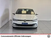 Usata VW Golf VIII Life 131 CV (96 kW) 2022 Bianco Berlina