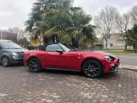 Usata Abarth 124 Spider 170 CV (125 kW) 2016 Rosso Cabrio