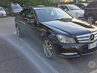 Usata Mercedes C220 177 CV (130 kW) 2012 Nero Berlina