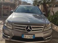 Usata Mercedes C220 Avantgarde 170 CV (125 kW) 2012 Grigio Berlina