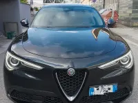 Brugt Alfa Romeo Stelvio 190 HK (139 kW) 2021 Sort SUV