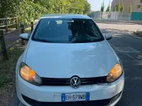 Usata VW Golf 105 CV (77 kW) 2011 Bianco Coupé