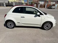 Usata Fiat 500 95 CV (69 kW) 2011 Bianco Cabrio