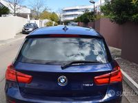 Usata BMW 116 Sport Line 116 CV (85 kW) 2017 Blu Utilitaria